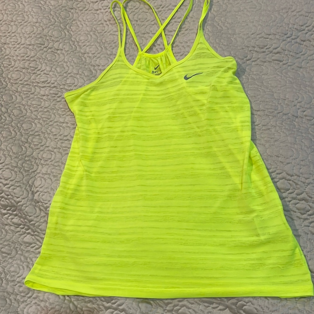 Bright Yellow Nike Tank